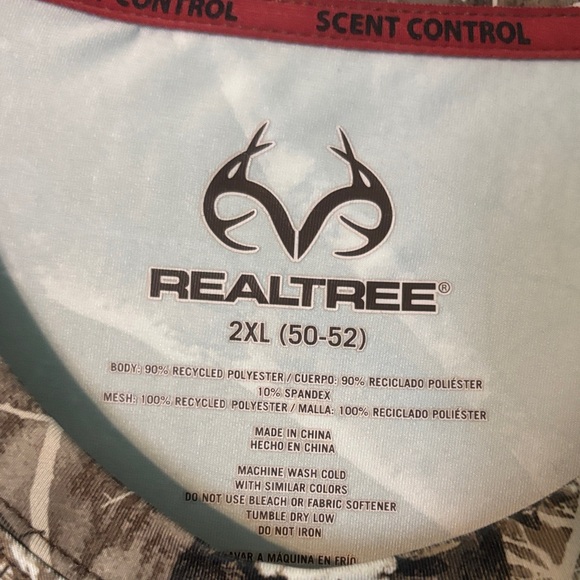 Realtree Camouflage Long Sleeve Shirt - Brown and Green - Picture 2 of 4